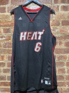 Lebron James Miami Heat 6 Jersey Adidas Size L Ebay