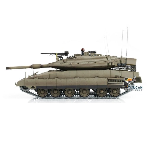 Heng Long 1/16 IDF Merkava MK IV Offenes Feuer Rauchen 360° Drehturm RC Panzer - Bild 9 von 12