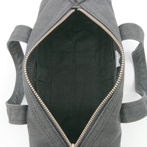 PORTER Smoky Small Boston Bag Hand Bag Black Canvas Yoshida - Picture 15 of 20