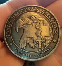 AUTHENTIC USAF Travis AFB Flight Medicine Challenge Coin