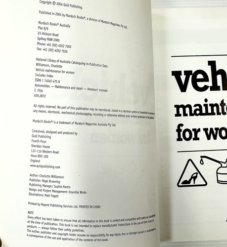 Libro de bolsillo manual de reparación de automóviles de mantenimiento de vehículos para mujeres - Imagen 10 de 10
