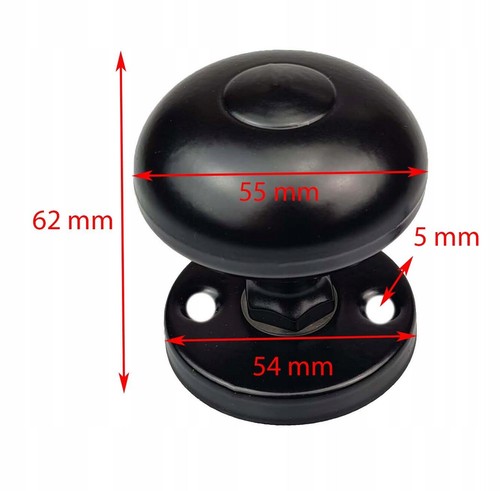 ZOXA Türklinke Türgriff Türknopf Türdrücker Türgriff in Form eines Knopfes 55 mm - Bild 7 von 10