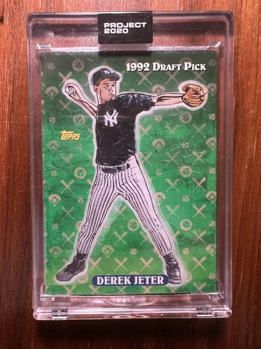 2020 Topps Project - 1993 Topps Derek Jeter Draft Pick Yankees #289