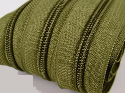 Endlos Reißverschluss 5m in 5mm inkl. 10 Zipper Spirale TOP Meterware