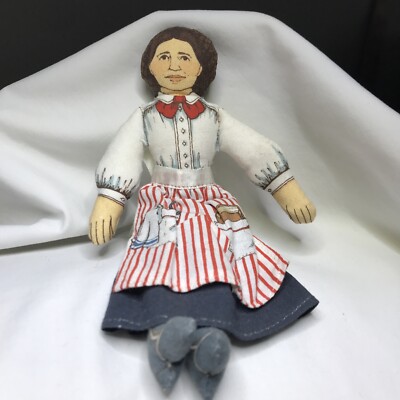 Vintage 1979 Hallmark Clara Barton Red Cross Founder 7  Doll Famous American