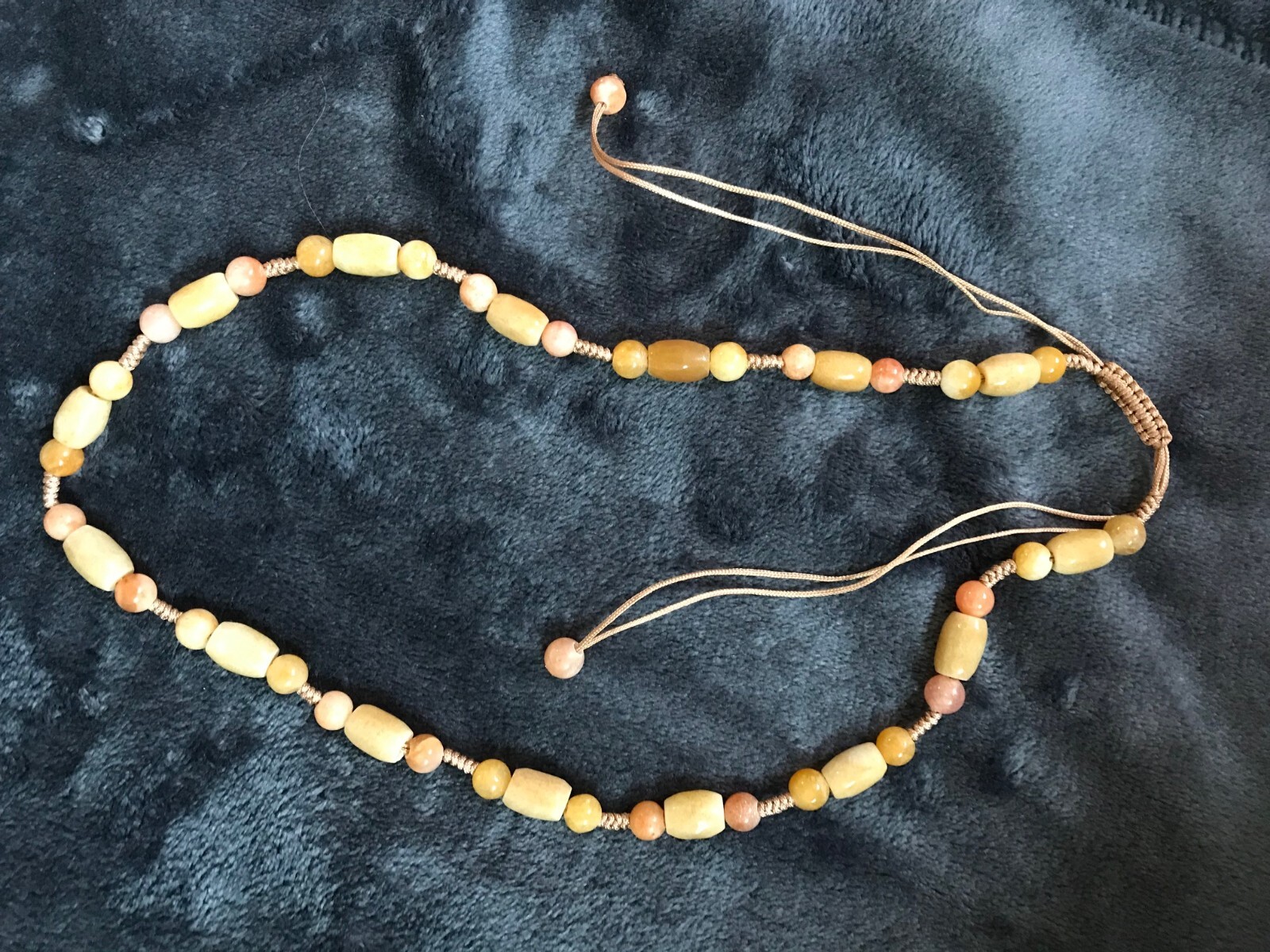 24" Drawstring adjustable Natural Bead Handcrafte… - image 5