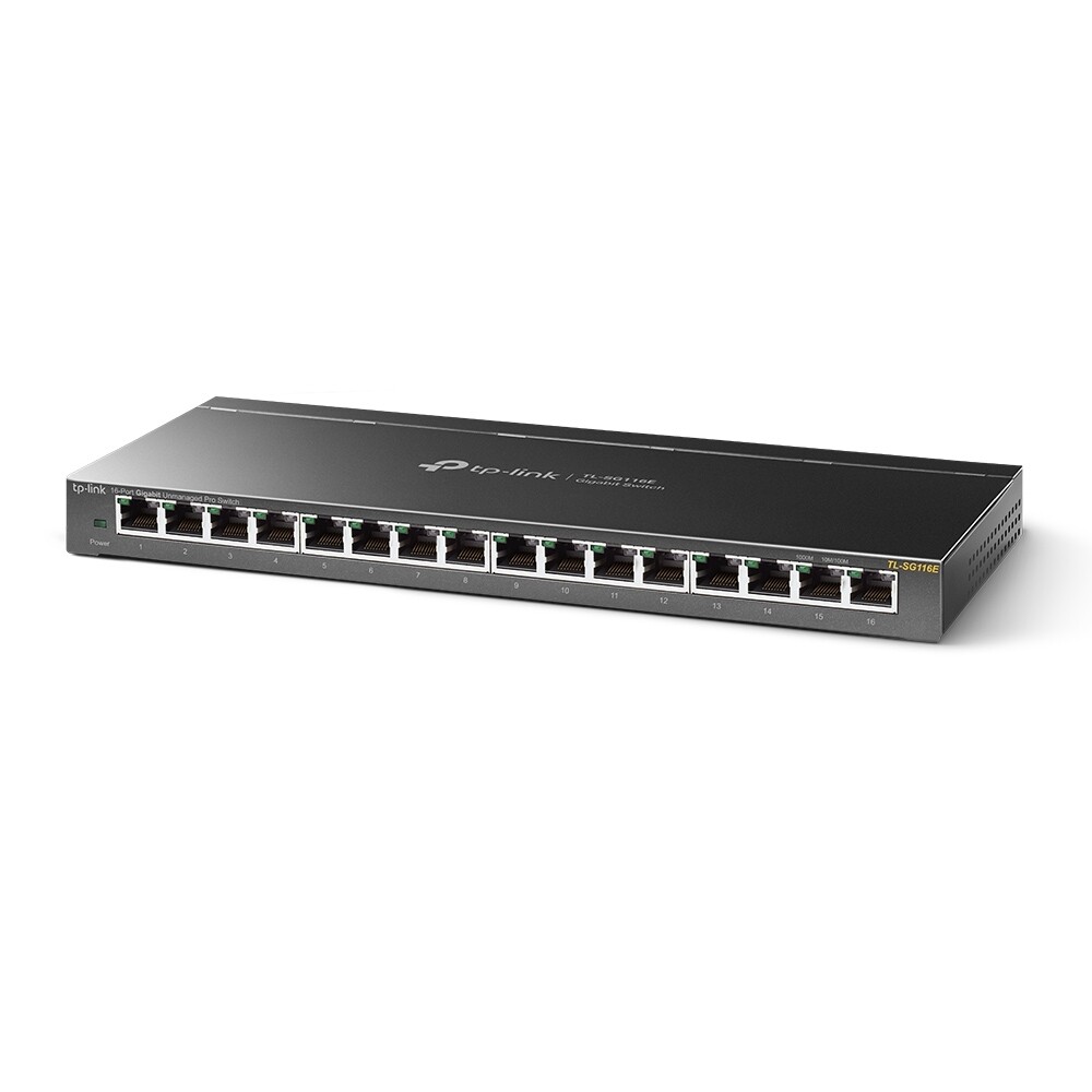 Tp-Link 16-Port Gigabit Easy Smart Switch Schwarz Tl-Sg116e - Bild 2