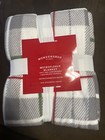 Cozy Up w/ Luxury! Wonder shop Living Plaid Super Soft Micro-plush Throw 90 X 90