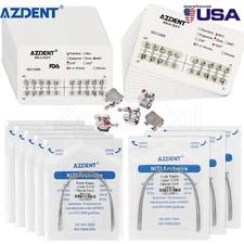 Brackets dentales ortodoncia Mini standard Roth/MBT 022 Ganchos 345/Arco Alambre