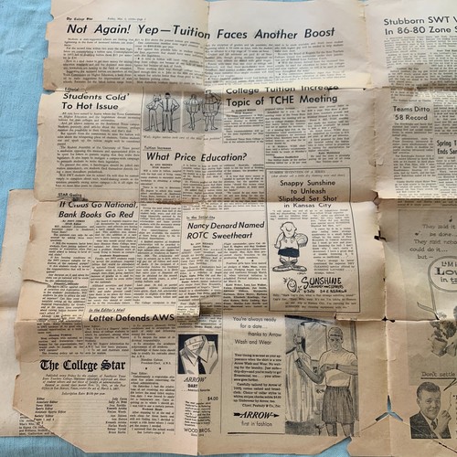 1959 Southwest Texas State Teachers College Star Papier San Marcos TX SWTSTC Lot4 - Bild 13 von 24