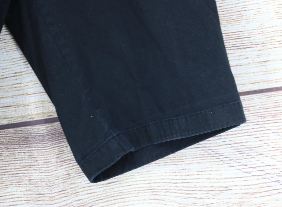 Y2K Covington Stretch Womens Size 8 Straight Leg Knee Length Shorts Black - Image 3 of 4