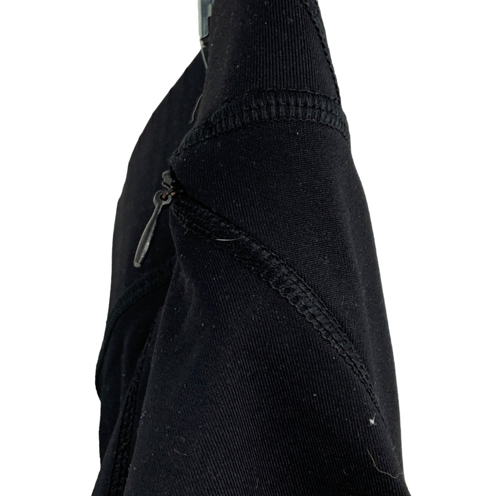 Legging da donna Fila Running Capri crop atletici neri XSmall cerniera tasca 3017