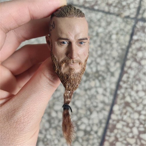 1:6 PVC Head Sculpt Ancient Barbarian Vikings For 12'' Male HT Figure Body Toys - Picture 10 of 11