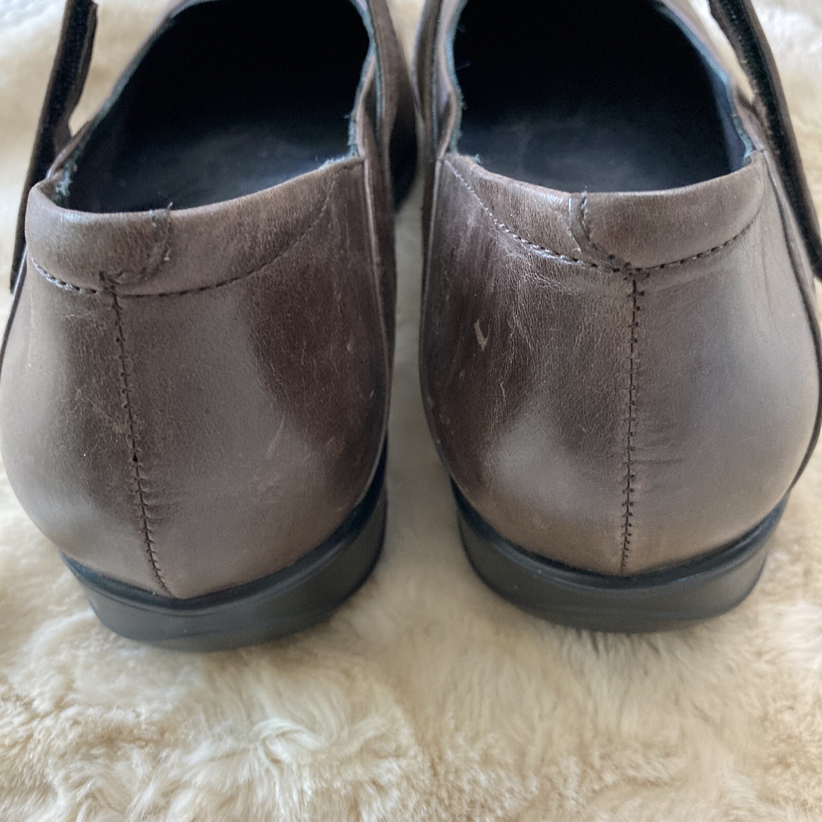 Ziera Brown Leather Mary Jane Comfort Shoe Size 39 W EU 8 W US eBay