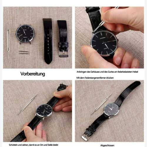 270x Federstege 8-25mm Federstifte Uhrenstifte für Uhrenarmband Armbanduhr Uhren - Bild 4 von 8