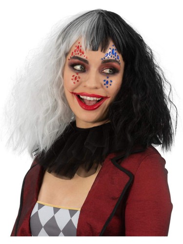 Jester Face Make Up Jewels Face Jems Gems Stones Fancy Dress Accessory Special F - Picture 2 of 2