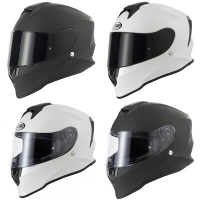VCAN H151 Plain Integralhelm Motorradhelm Sport Track ACU gold schwarz weiß