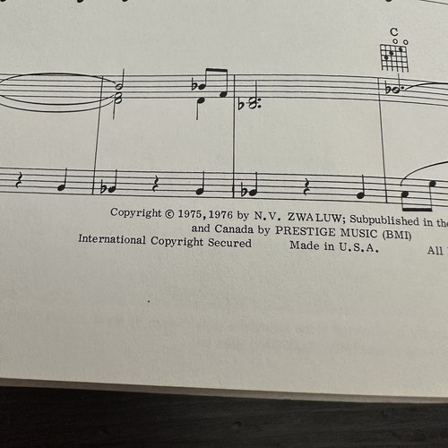 One Flew Over Cuckoo‘S Nest Musical Selections Songbook Sheet Music Score 1976 - Picture 9 of 9
