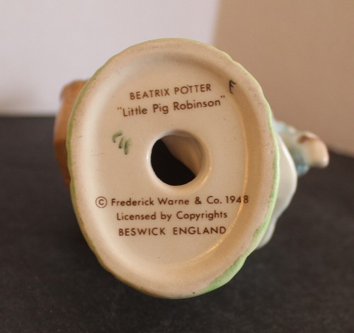 Vintage Beatrix Potter Beswick 1948 "Little Pig Robinson" - Bild 5 von 5