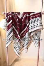 2025 Sallys 70 Cashmere 30 Silk Wrap Scarf Belt Print Double Face Shawl 53"