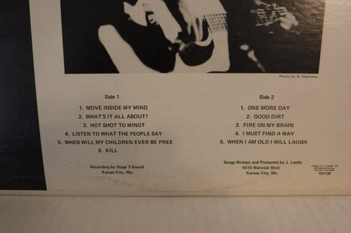 Jim Leedy Sings, Help, Peak Records LP-JL-101 Folk Country, Kansas City - Picture 5 of 5