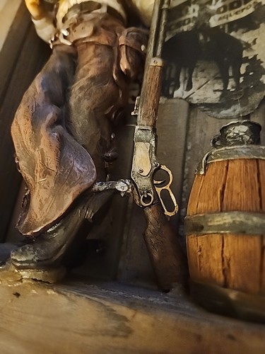 Barn Wood Collectible Framed Old West Resin The Outlaw Josey Wales 14" x 9.5" - Picture 10 of 10