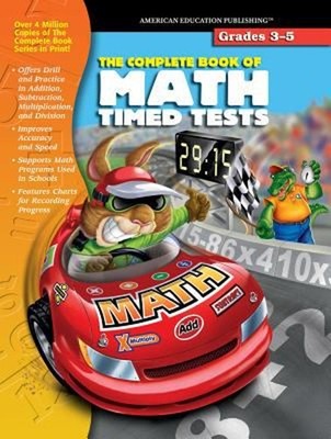 The Complete Book of Math Timed Tests Paperback Vincent Douglas