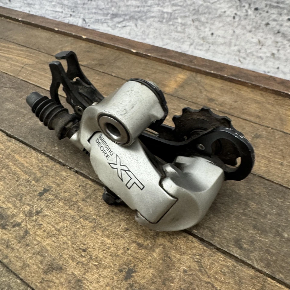 Vintage Shimano Deore XT RD-M760 Rear Derailleur 9 Speed Long Cage Japan MTB - Image 4 of 4