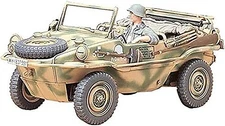 Tamiya Schwimmwagen Type 166 - Plastic Model Military Vehicle Kit - 1/35 Scale