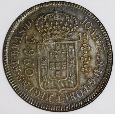 外国銀貨　ブラジル960R銀貨　1815年 1815-R Brazil 960 Reis SILVER COIN NGC MS62 | eBay