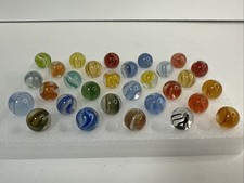 019 Lote De 30 Canicas Híbridas Vitro Ágata Ojo De Gato! Hermosos colores