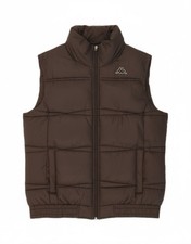 KAPPA Womens Padded Gilet UK 14 Medium Brown ...