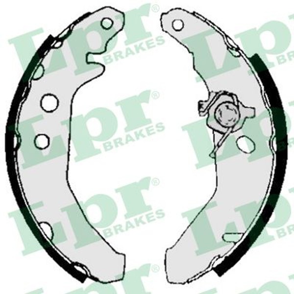 LPR Bremsbackensatz 05740 FüR FVD Fiesta F3L F5L Ford Courier GFJ 3 Cat 16V Fbjt-image