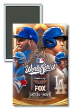 2025 World Series TOR Blue Jays LA Dodgers MLB 2" x 3" Refrigerator Magnet
