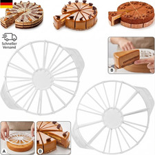 Tortenteiler 10/12/14/16 Tortenschneider 2 Stücke Kuchenteiler Rund Kuchenschnei