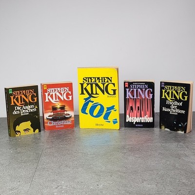 Stephen King Bücher Sammlung Konvolut 5 Romane ua. Christine Desperation Vintage