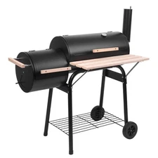 Barbecue Grill Cookers Grill Oil Drum Charcoal Furnace 44-Inch Charcoal Grill