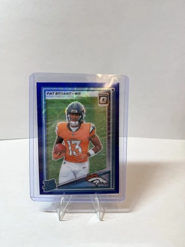2025 Panini Donruss Rated Rookie - Pat Bryant - Optic Blue Scope Prizm #215