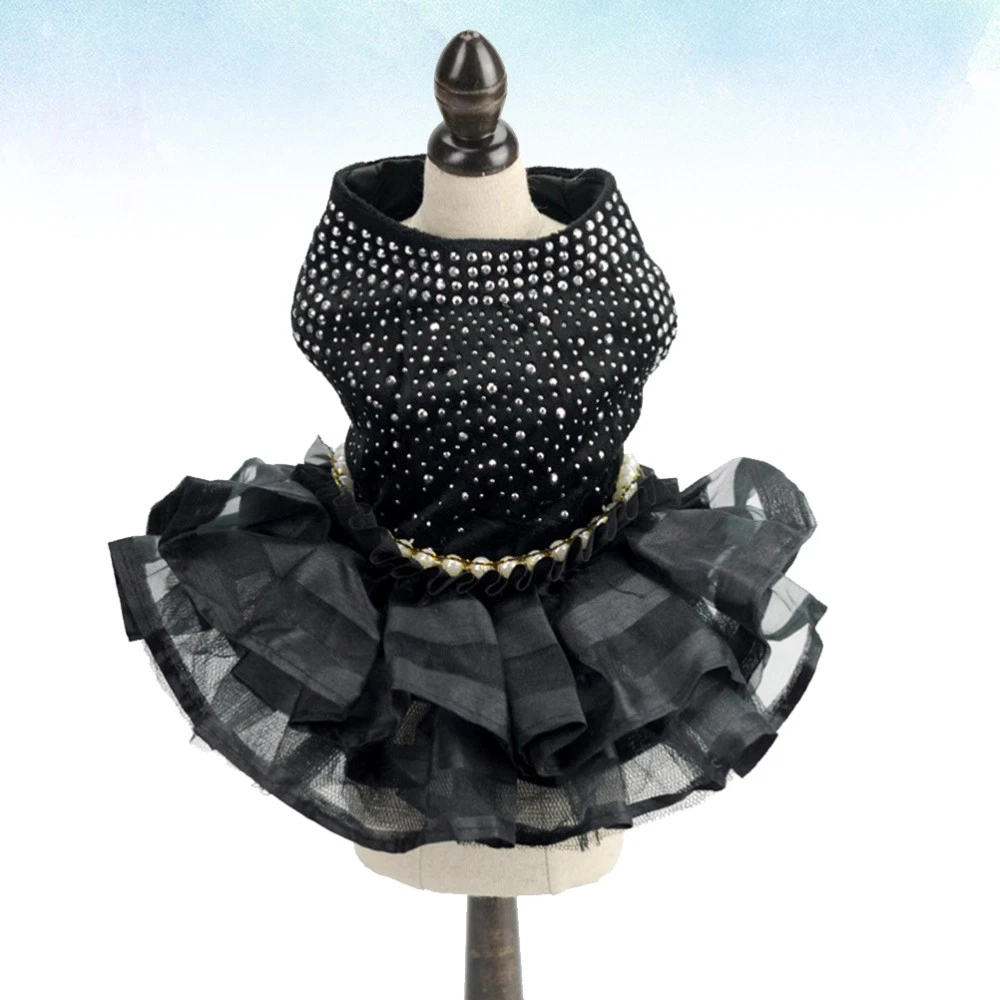 VETEMENTS Elegante gonna per cani in pizzo comoda alla moda cane tutù vestito costume animale domestico