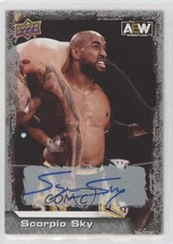 2022 Upper Deck AEW All Elite Wrestling Auto Scorpio Sky #26 Auto