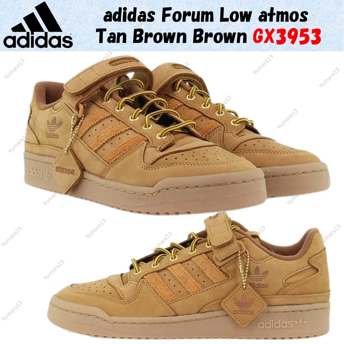 Preços baixos em adidas atmos x Forum Low Wheat | eBay