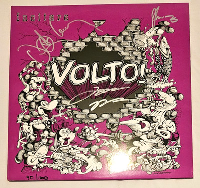 Signed Volto! Incitare 2013 Etched Vinyl (Disc 1 missing) #/1000 NM Gatefold