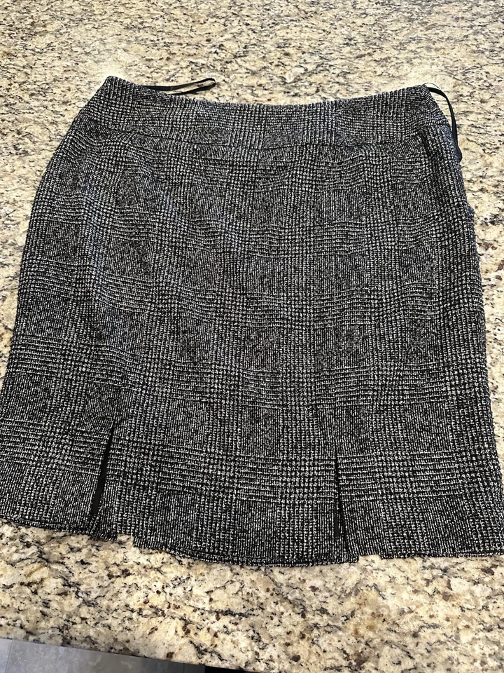 Traje Jones of New York para mujer blanco y negro talla 14, totalmente forrado, con etiquetas Foto 4 de 4