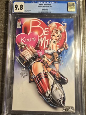 White Widow #5 Comic Book Variant  CGC 9.8 BE MINE EDITION Tyndall Cover