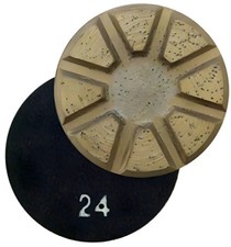 Typhoon 3" Wet/Dry Metal Floor Disc, 24 Grit