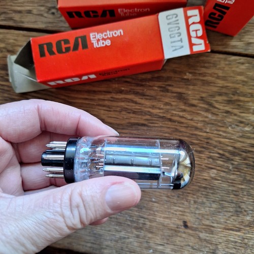 RCA 6V6GTA SIX ORIGINAL tubes NEW BOXED - Picture 2 of 7