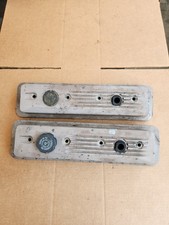 88-91 Corvette Tpi Engine Rocker Arm Valve Covers Lh Rh Pair Oem As-is Read