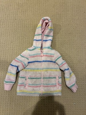 Joules Striped Full Zip Fleece 2T