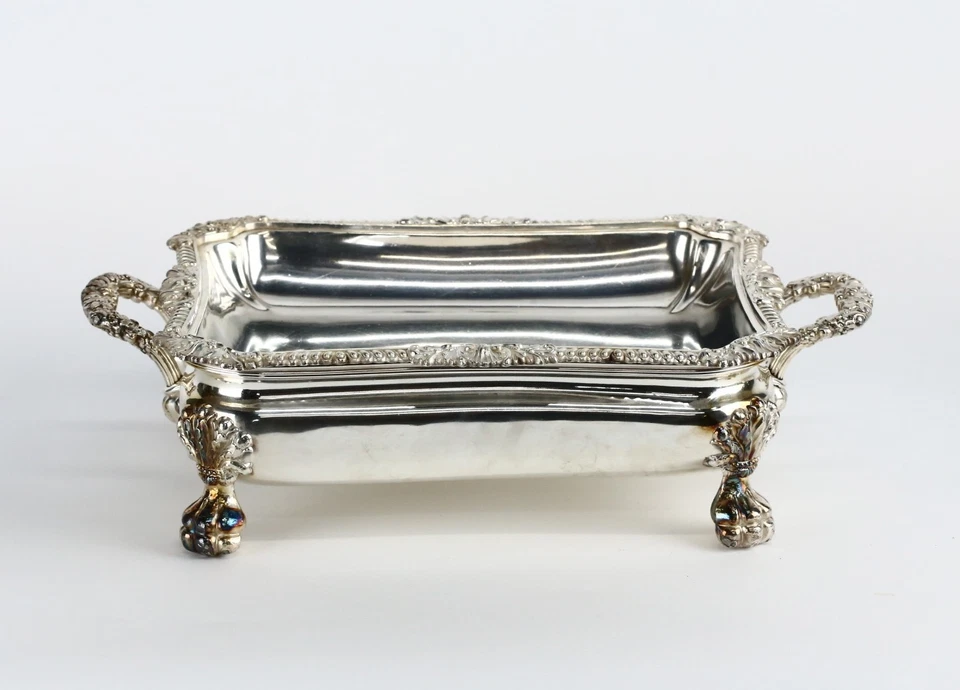 Early-Mid 19th Century Old Sheffield Plate Vegetable/Entree Dish with Warmer - Image 2 of 4