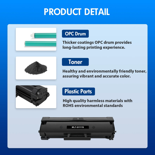 2er Pack mit Chip D111S Tonerkartusche kompatibel für Samsung MLT-D111S 111S Xpr - Bild 7 von 8